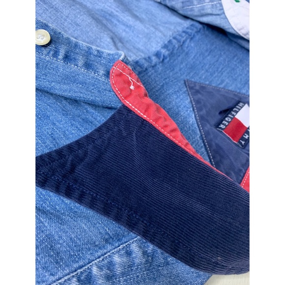 vintage 90’s Tommy Hilfiger d denim button down - Picture 9 of 13